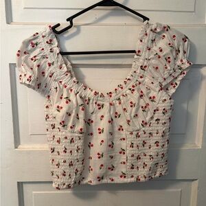 Cherry Patterned Blouse